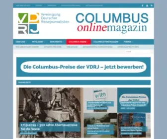 VDRJ.de(Vereinigung Deutscher Reisejournalisten) Screenshot
