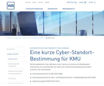 VDS-Quick-Check.de(VdS Quick Check) Screenshot
