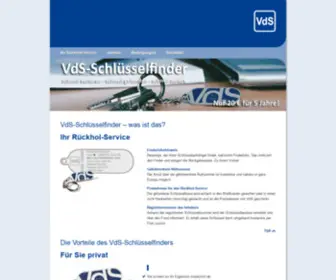 VDS-SChluesselfinder.de(VdS-Schlüsselfinder) Screenshot