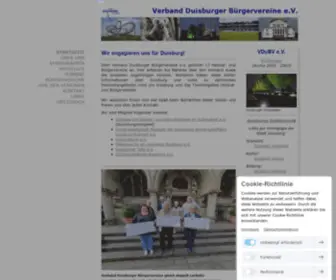Vdubv.de(Wir engagieren uns für Duisburg) Screenshot