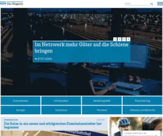 VDV-Dasmagazin.de(Verband Deutscher Verkehrsunternehmen) Screenshot