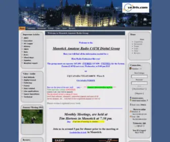 VE3Rix.com(Manotick Amateur Radio Group) Screenshot