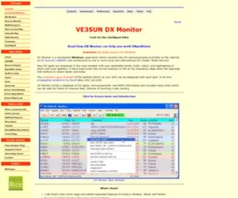 VE3Sun.com(DX Monitor) Screenshot