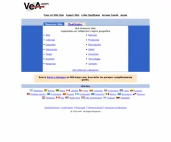 Vea.com(Directorio y Buscador Hispano) Screenshot