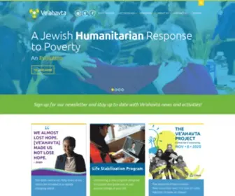 Veahavta.org(The Canadian Jewish Humanitarian and Relief Committee) Screenshot