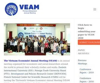 Veam.org(Vietnam Economist Annual Meeting) Screenshot