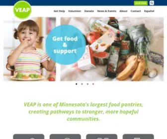 Veap.org(Access to healthy food) Screenshot