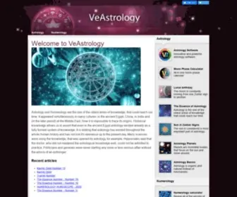 Veastrology.com(Astrology, Zodiac signs, Numerology) Screenshot
