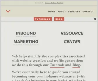 Veb.co(Inbound Marketing Resource Center) Screenshot