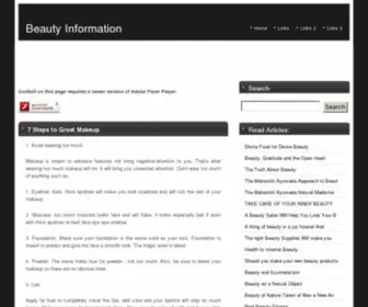 Vebev.com(Beauty Information) Screenshot