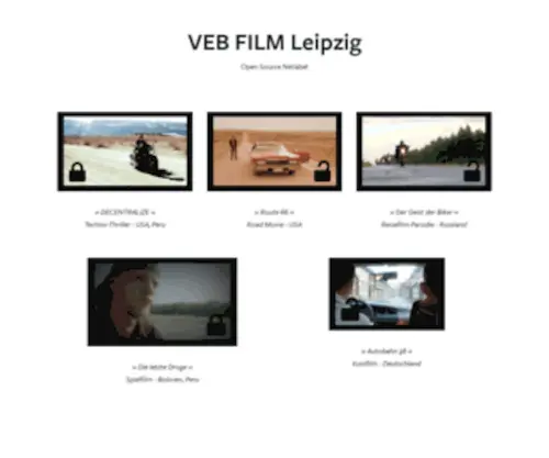 Vebfilm.net(VEB FILM Leipzig) Screenshot