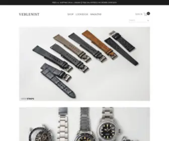 Veblenist.com(Watch Straps) Screenshot