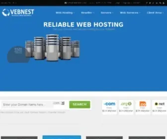Vebnest.com(Unlimited Web Hosting) Screenshot