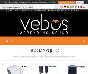 Vebos.fr(Le spécialiste des supports muraux et des supports) Screenshot