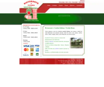 Vecchiaroma.com.br(Cantina e Pizzaria Italiana) Screenshot