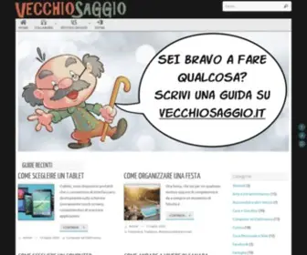 Vecchiosaggio.it(Contribuisci) Screenshot