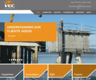 Vec.com.au(VEC Civil Engineering) Screenshot