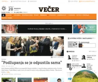 Vecer.com(Večer.com) Screenshot