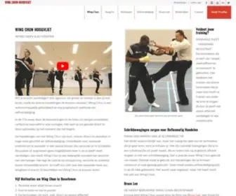 VechtsportschoolhoogVliet.nl(Wing Chun Kung Fu. Snel) Screenshot