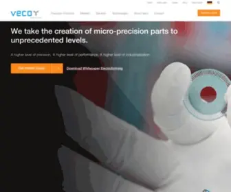 Vecoprecision.com(Veco Precision) Screenshot