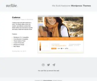 Vective.co(A Premium Website and Wordpress Theme Company) Screenshot