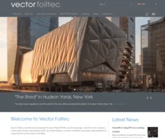 Vector-Foiltec.com(Vector Foiltec. Pioneer of Texlon® ETFE for the building industry) Screenshot