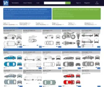 Vector-Templates.com(26000 unique templates for cars) Screenshot