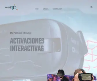 Vector3D.com.mx(BTL publicidad interactiva) Screenshot