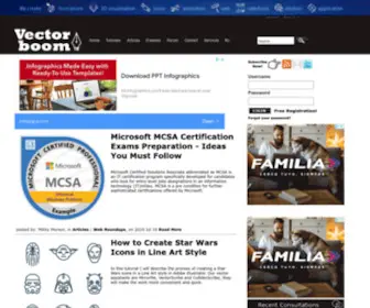 Vectorboom.com(Vector and Adobe Illustrator tutorials) Screenshot