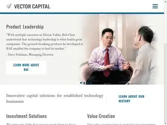 Vectorcapital.com(Vector Capital) Screenshot