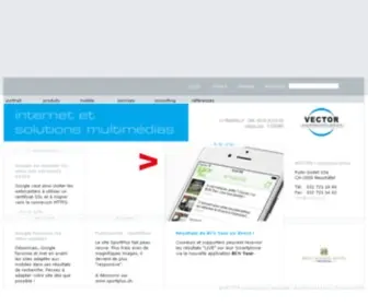 Vector.ch(Internet Neuchâtel) Screenshot