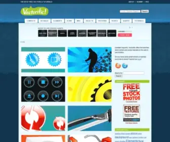 Vectorific.com(Totally Free Stock Vectors for Commercial or Personal Use) Screenshot