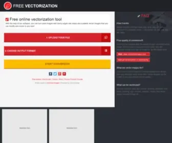 Vectorization.eu(Free vectorization tool) Screenshot