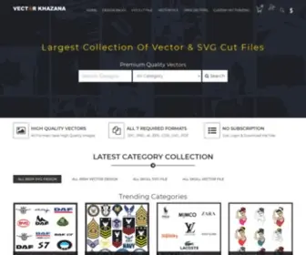 Vectorkhazana.com(Download Vector and SVG Cut File Online) Screenshot