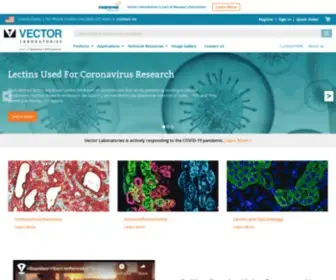 Vectorlabs.com(Vector Laboratories) Screenshot