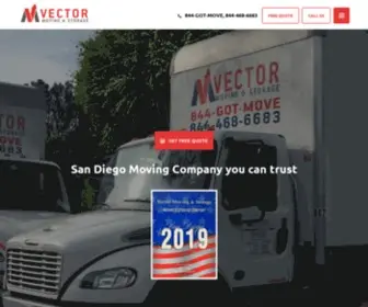 Vectormoving.com(VECTOR Movers) Screenshot