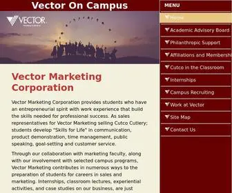 Vectoroncampus.com(Vector Marketing) Screenshot