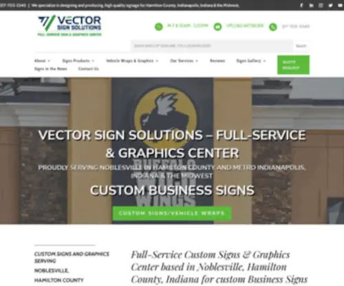 Vectorsignsolutions.com(Vectorsignsolutions) Screenshot