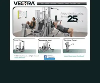 Vectrafitness.com Screenshot