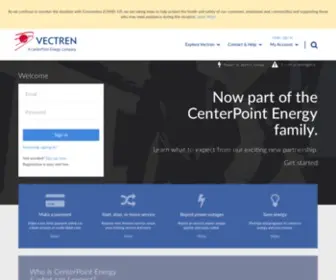 Vectren.com(Vectren) Screenshot