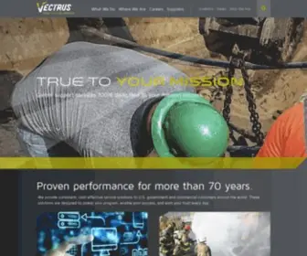 Vectrus.com(Home) Screenshot