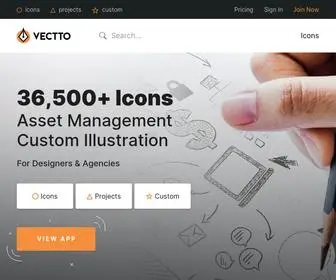 Vectto.com(Vectto premium graphics) Screenshot