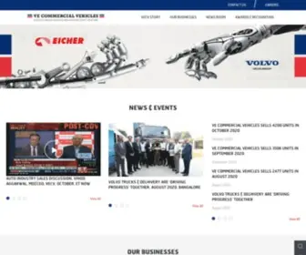 Vecv.in(VE Commercial Vehicles Ltd) Screenshot