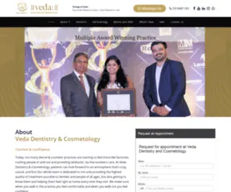 Vedadentistry.com(Dental Clinic in East Delhi) Screenshot