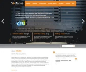 Vedams.com(Data Storage Solutions) Screenshot