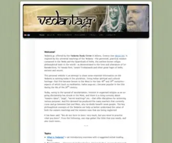 Vedanta.gr(Website of the Vedanta Study Circle) Screenshot