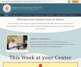 Vedantaatlanta.org(Vedanta Center of Atlanta) Screenshot