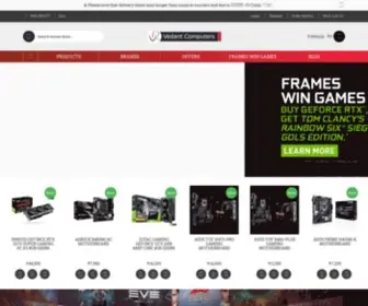 Vedantcomputers.com(Vedant Computers) Screenshot