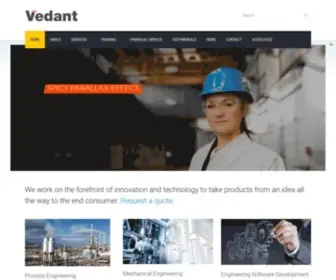 Vedantengineering.com(VEDANT ENGINEERING SERVICES PROFILE) Screenshot