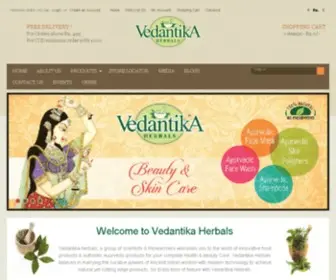 Vedantikaherbals.com(vedantikaherbals) Screenshot